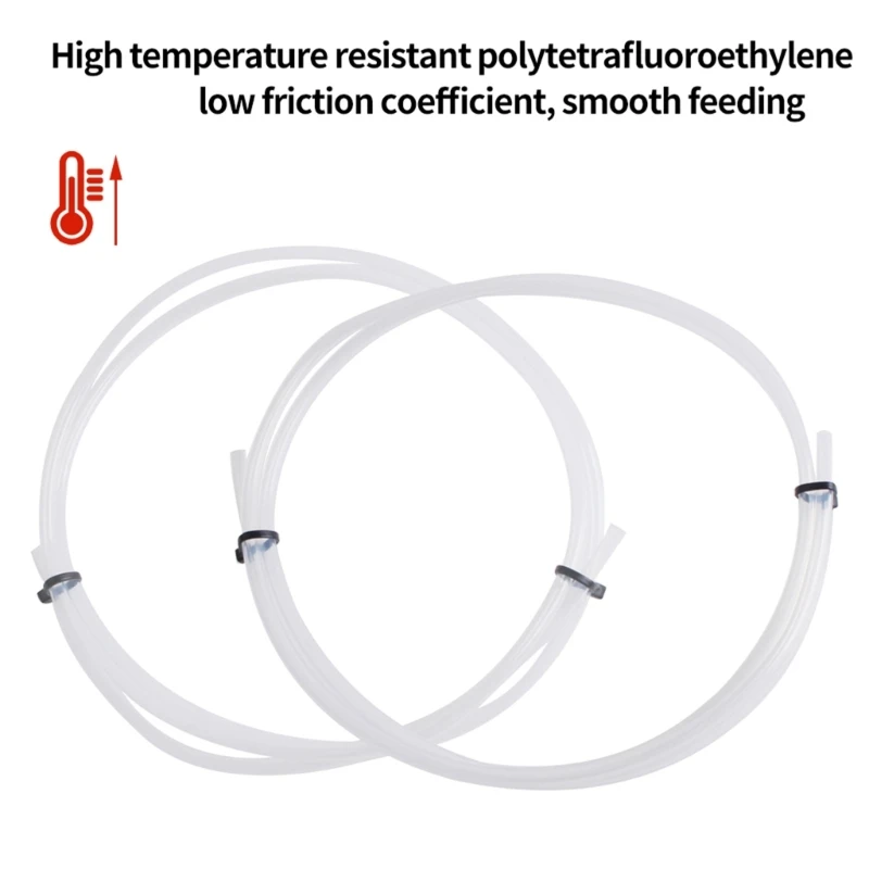 Smooth Interior PTFE Pipe PTFE Tube for Enhances Filament Feeding Printer