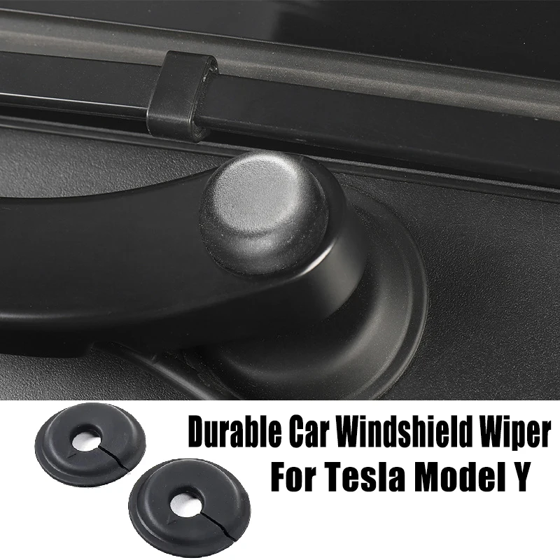 

For Tesla Model Y Car Windshield Wiper Protective Covers Wiper Dustproof Protection Bottom Sleeve Wiper Hole Cover Accessories