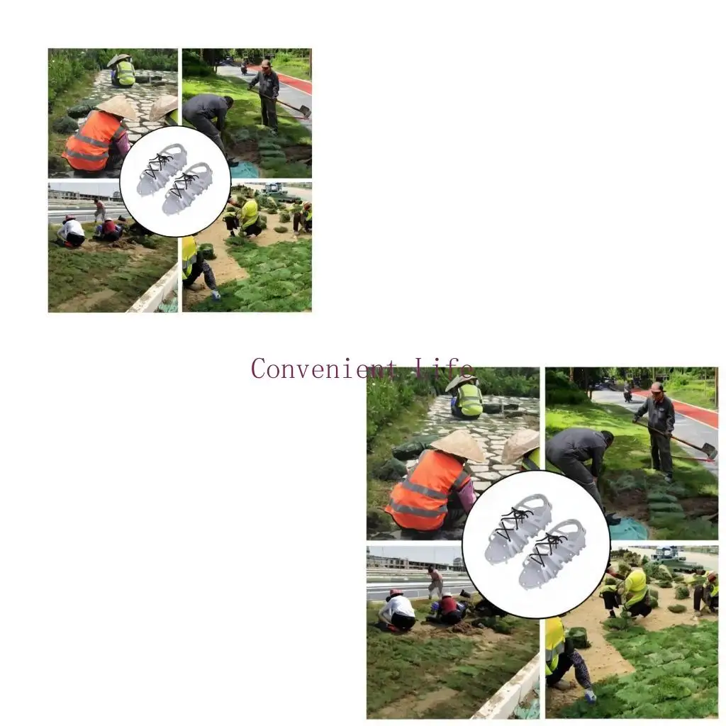 

L1EE эргономичные туфли-аэраторы, сверхмощные сандалии, обувь-аэратор для травы, предназначенная для аэрации почвы, уменьшает