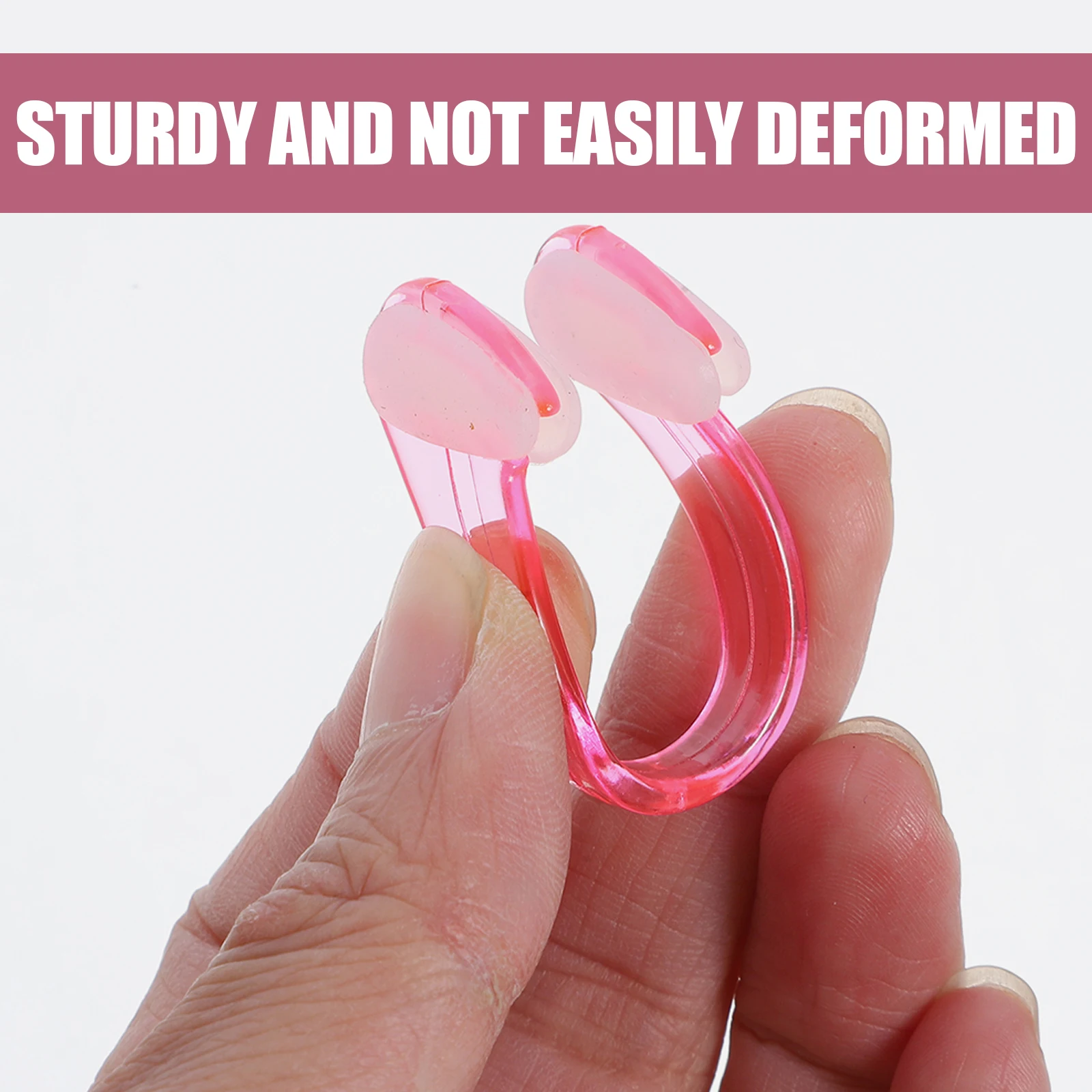 1 Set Pool Ear Plugs Plastic Waterproof Swimming Bathing Diving Comfortable Fit Adult Use Durable Silicone Material Portable