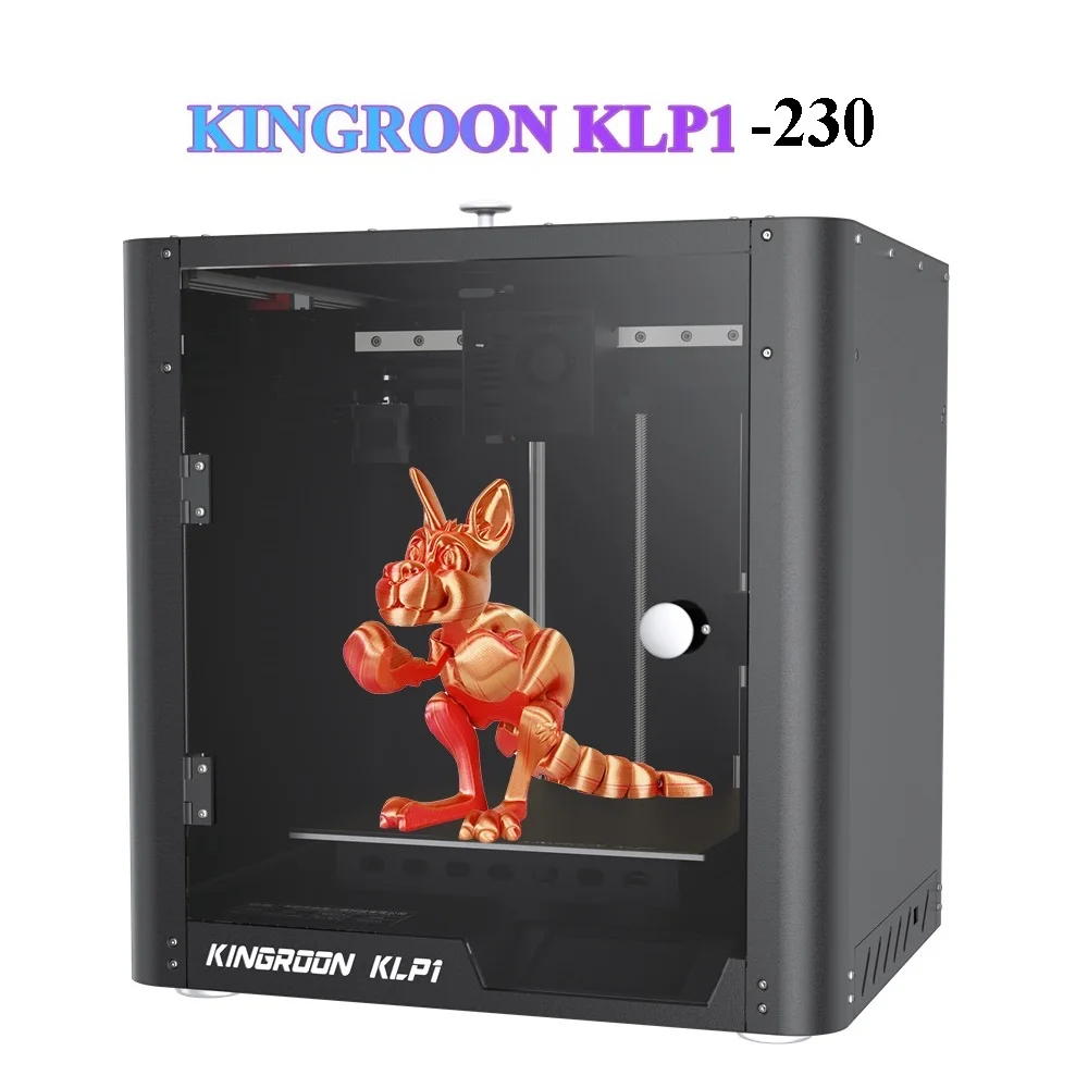 KINGROON 3D printer KLP1-230 3D Printer Klipper Board Super Fast Enclosure 230x230x210mm High speed printing 500mm/s