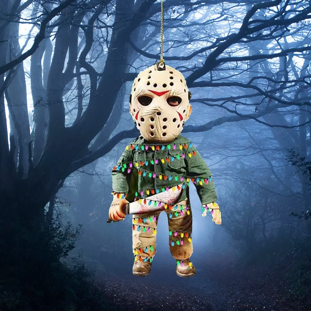 Hanging Ornaments Halloween Characters Acrylic Festive Atmosphere Layout Christmas Tree Decoration Pendant