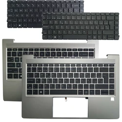 New Backlit US/UK/Spanish/Latin Keyboard For HP ProBook 14 445 G8 440 G8 With Palmrest Upper Cover Case/Touchpad