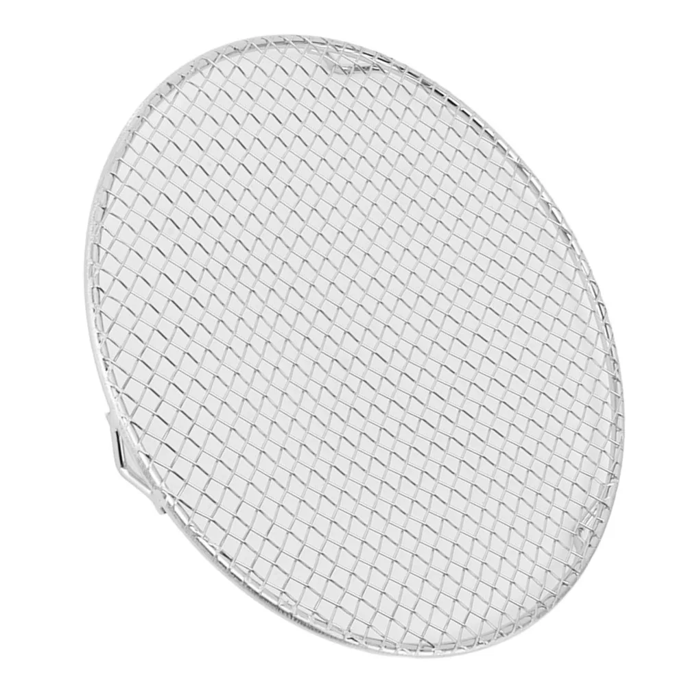 Practical Stainless Steel Cooling Rack Round Cross Wire Baking Rack with Legs Silver Steaming Rack Home Kitchen