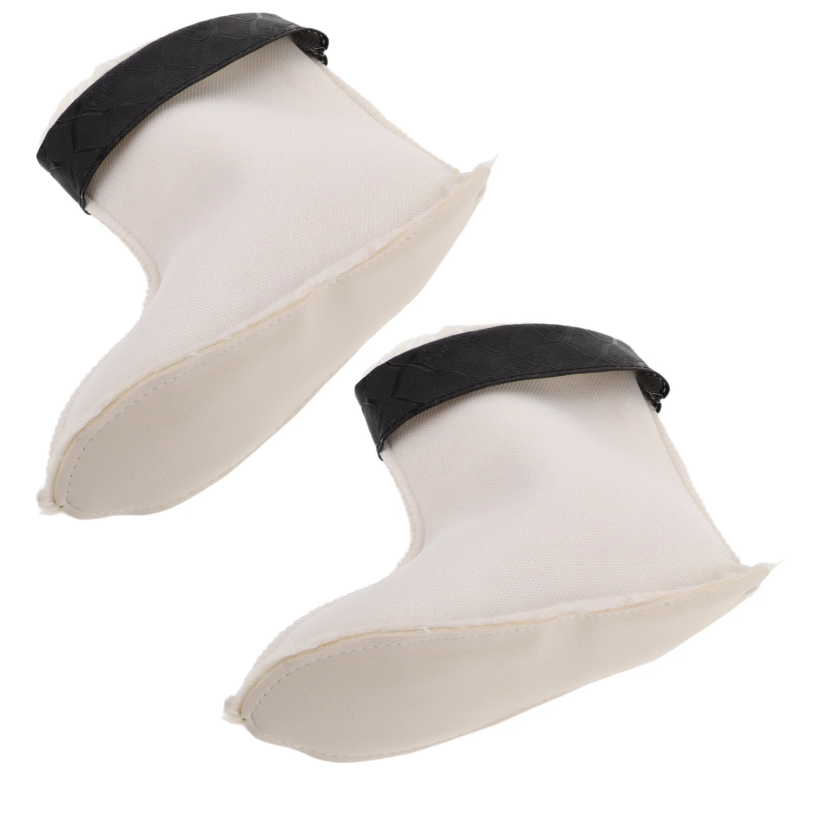 

1 Pair Men'S Thickened Rain Boot Liners Insulated Warm Waterproof Detachable For Cold Wet Weather Winter Boot Socks Lining