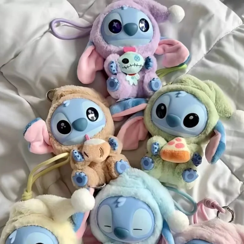 

Disney Stitch Eat Some Thing Before Sleep Series Vinyl Blind Box Bag Pendant Cute Doll Mystery Box Toy Adult Gift Toy