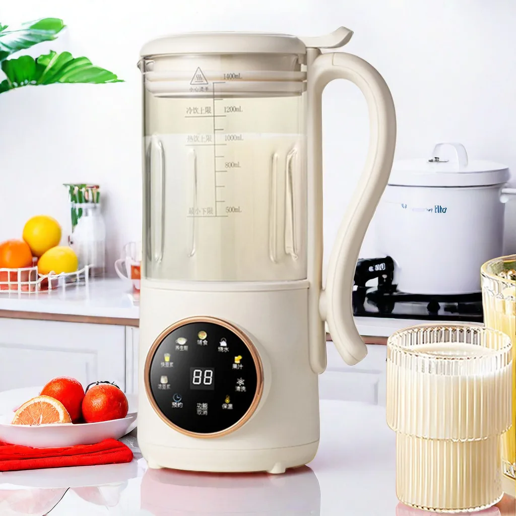 

Kitchen Appliances Electric Soup Maker Soybean Milk Maker Heating Blender with Soundproof Cover