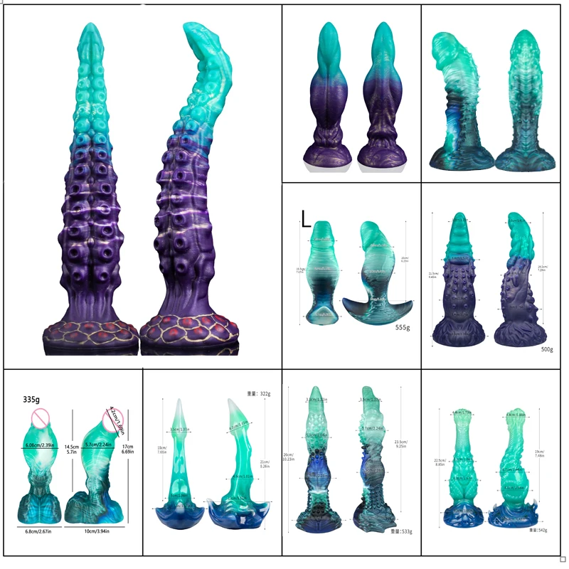 Platform Direct Selling Monster Dildo Penis Suction Cup Butt Plug Anal Dildo For Women Masturbate Huge Penis Thick Dildo For Men