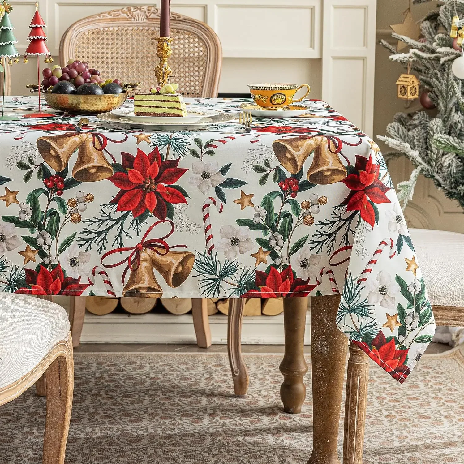 Christmas-Poinsettia-Bells-Rectangle-Tablecloth-for-Table-Decor-Reusable-Winter-Kitchen-Dining-Tablecloth-Christmas-Decorations