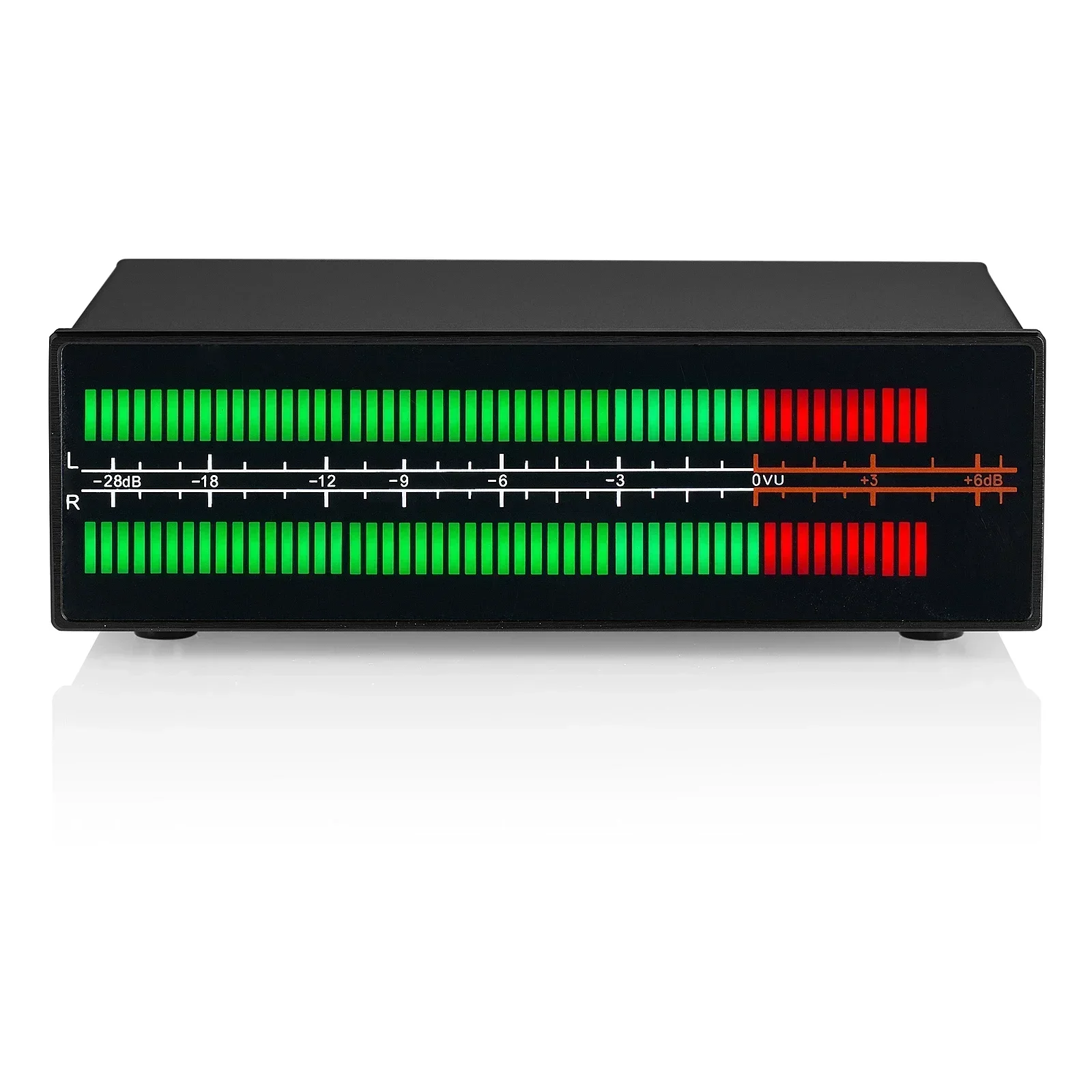 Douk Audio Dual Channel LED Geluidsniveaumeter MIC + LIJN Muziek Spectrum Visualizer Display Stereo Audio Splitter 3.5mm/RCA Adapter - afbeelding 2
