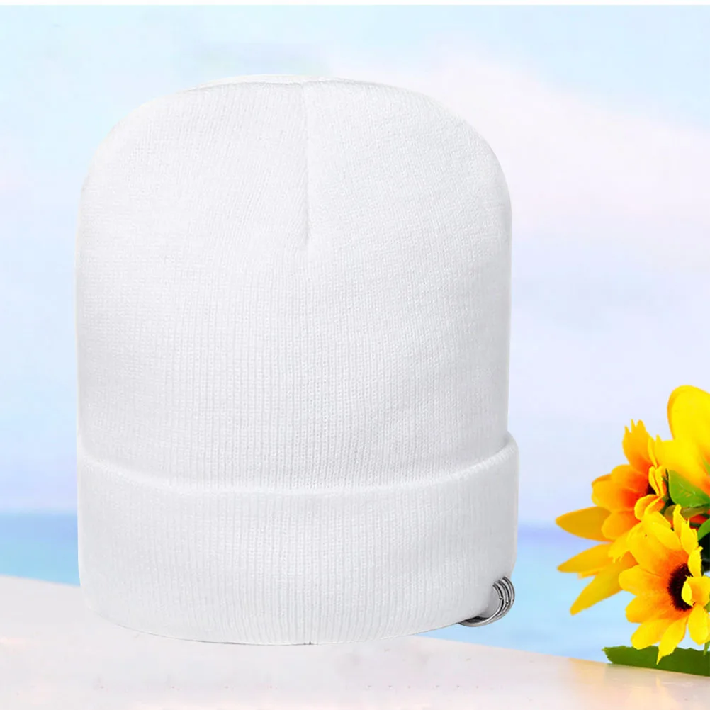 

Warm Beanie Hats For Men Beanie Hats For Women Men Women Winter Outdoor Skiing Camping Hiking Riding, White