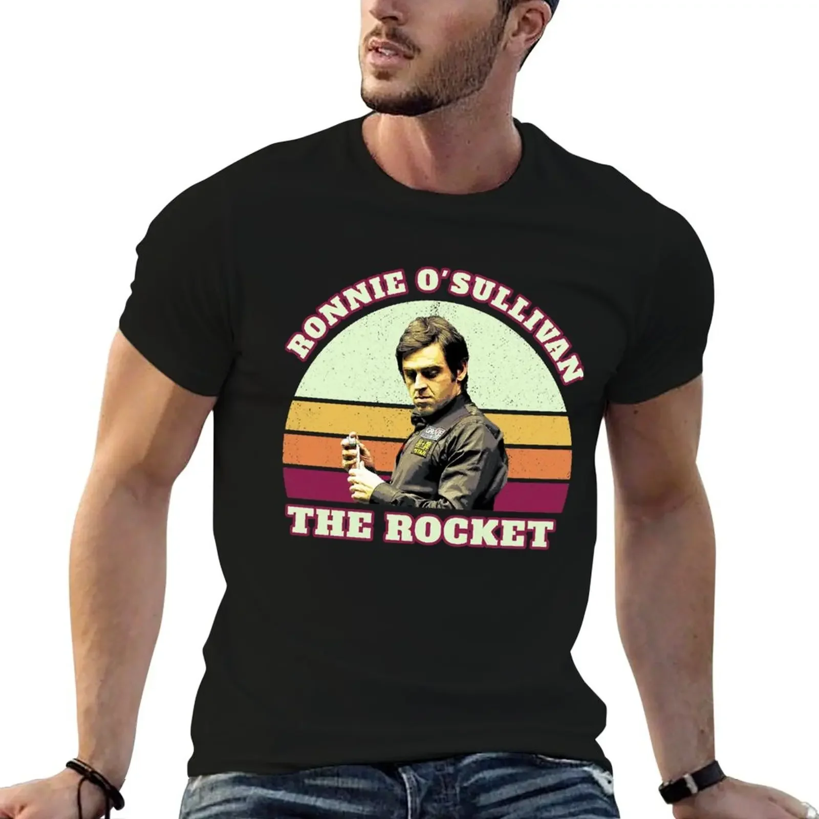 

Ronnie Sullivan the Rocket Vintage Retro T-Shirt summer clothes Aesthetic clothing tops clothes for men