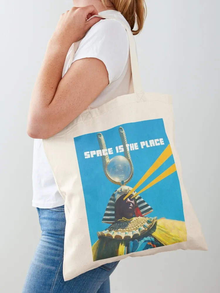 Space is the Place Tote Bag tote bags men sacs de shopping Women's shopper shopper bag women Canvas Tote Bag