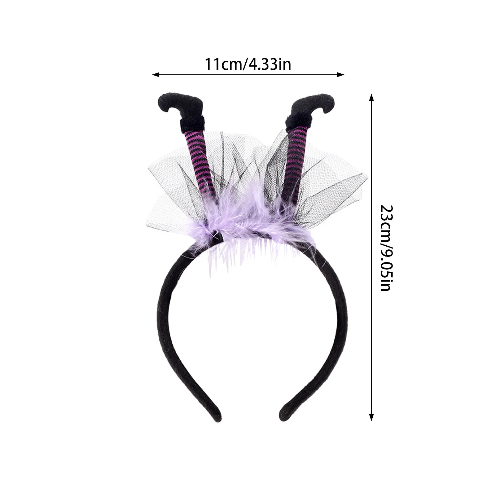 2025 هالوين الديكور عقال الإبداعية الساحرة تنورة عقال للرجال والنساء ماكياج الكرة تأثيري الدعائم ديكور الحفلات دبوس الشعر #6