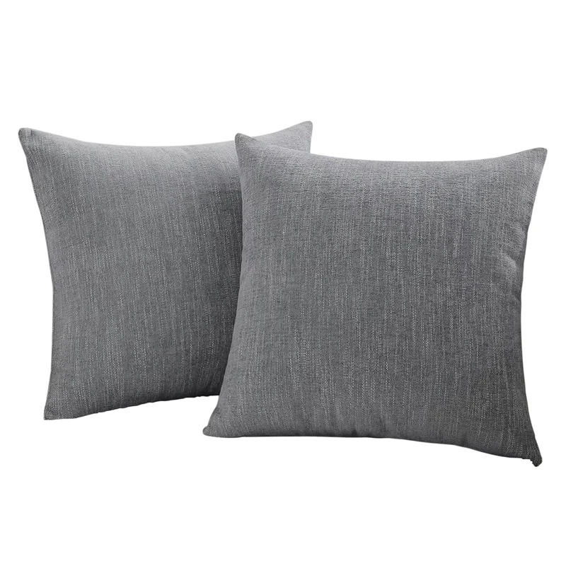 

Homaxy Chenille Cushion Cover 45x45cm Throw Pillow Cover Soft Luxury Pillowcase For Sofa Living Room Decorative Pillowcase 40x40