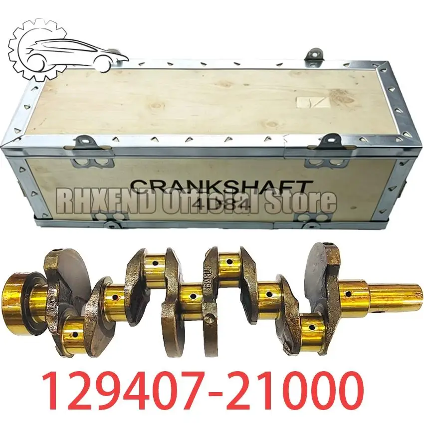 Crankshaft YM129407-21000 for Yan-mar 4TNE84 4TNE88 Komatsu 4D84E 4D88E Engine 