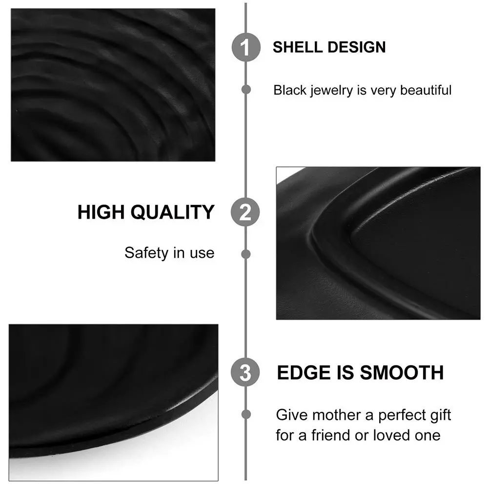 

2 шт., меламиновая посуда, черная стильная тарелка для суши, простой поднос для хранения для дома, отеля, ресторана, сервировки закусок, блюдо для закусок