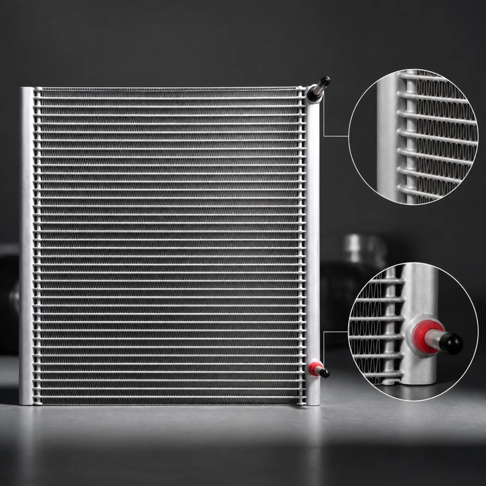 Microchannel Condenser Heat Exchanger Easy to Install Aluminum Finned Condenser with Copper Tubes Efficient Cooling Copper Tube