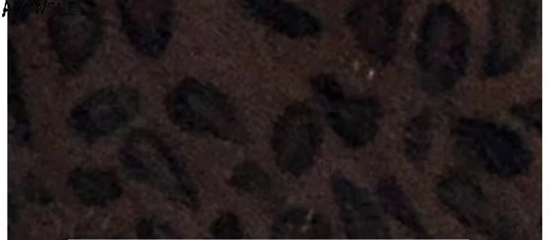 AYUNSUE-abrigo de piel de visón Natural para mujer, ropa de invierno, abrigos de piel auténtica de visón entero, novedad en abrigos de longitud media con estampado de leopardo 2026