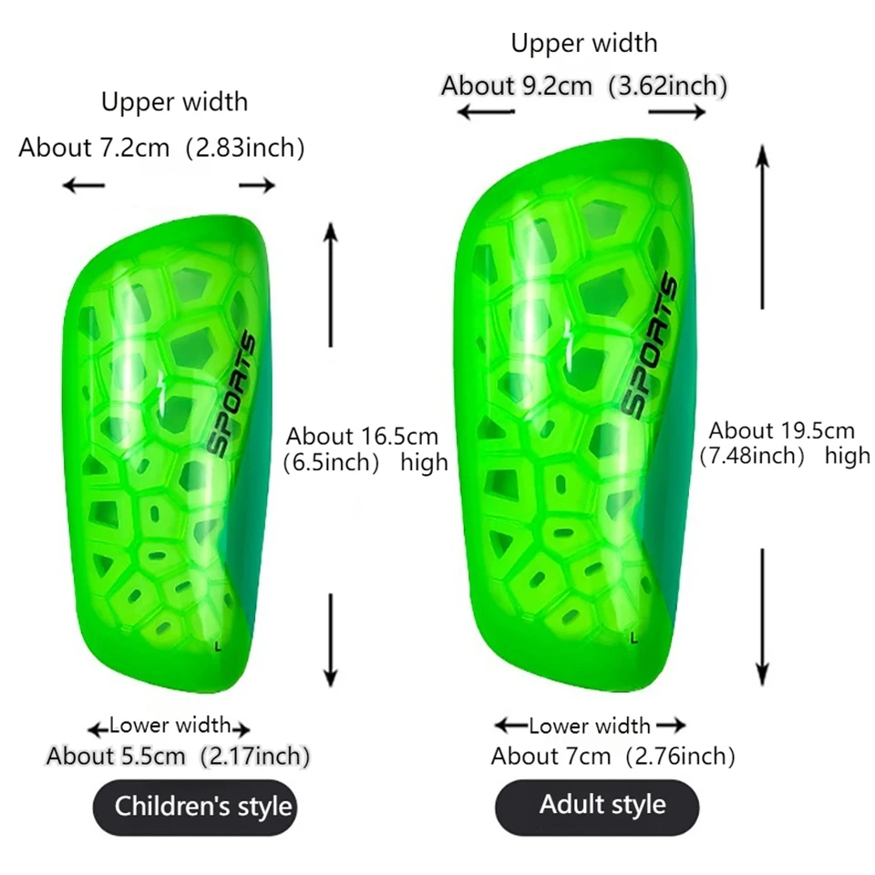 Loogdeel 1Pair Adult Kids Shinguards Soccer Calf Protection Legging Shin Pads Children\'s Football Sports Foot Leg Guards Board