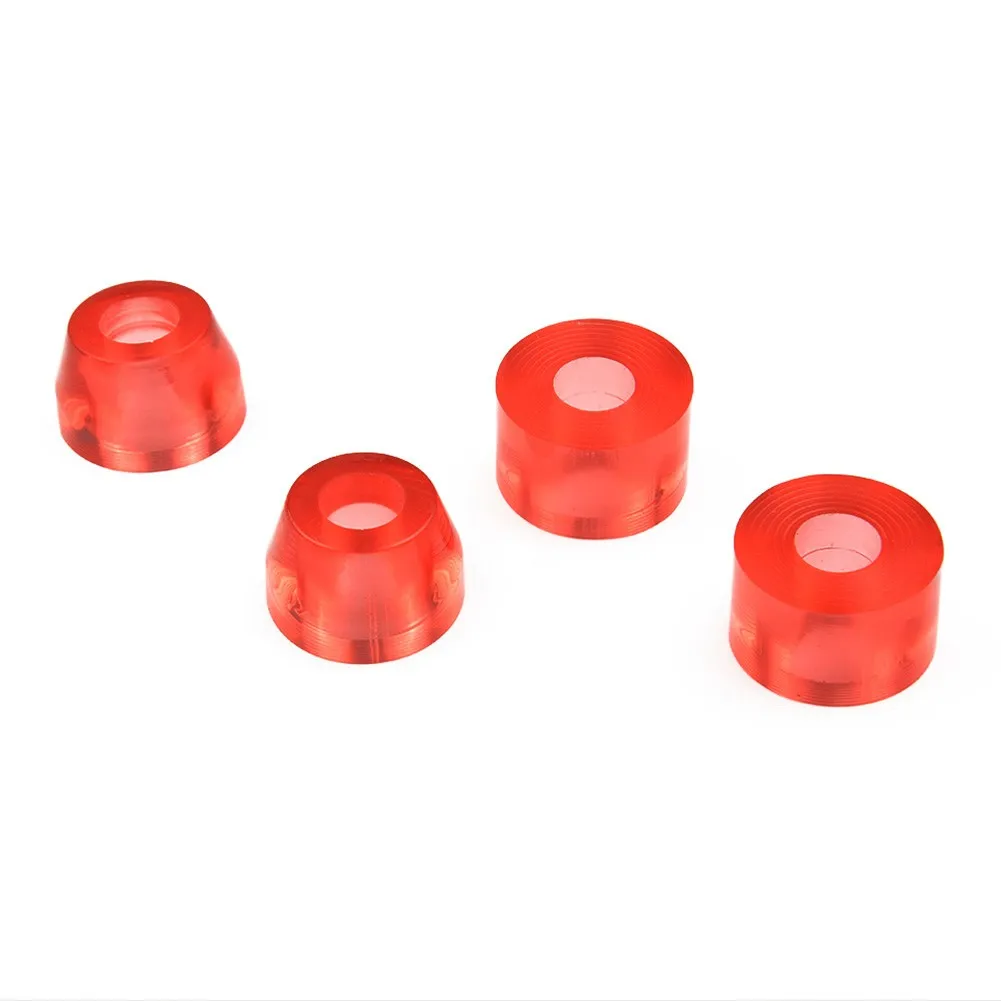 

4pcs Skateboard Truck Bushings Longboard Replacement Pivot Cups Shockproof Skateboard Accessory Standard 85A 95A 100A Pivot Tube