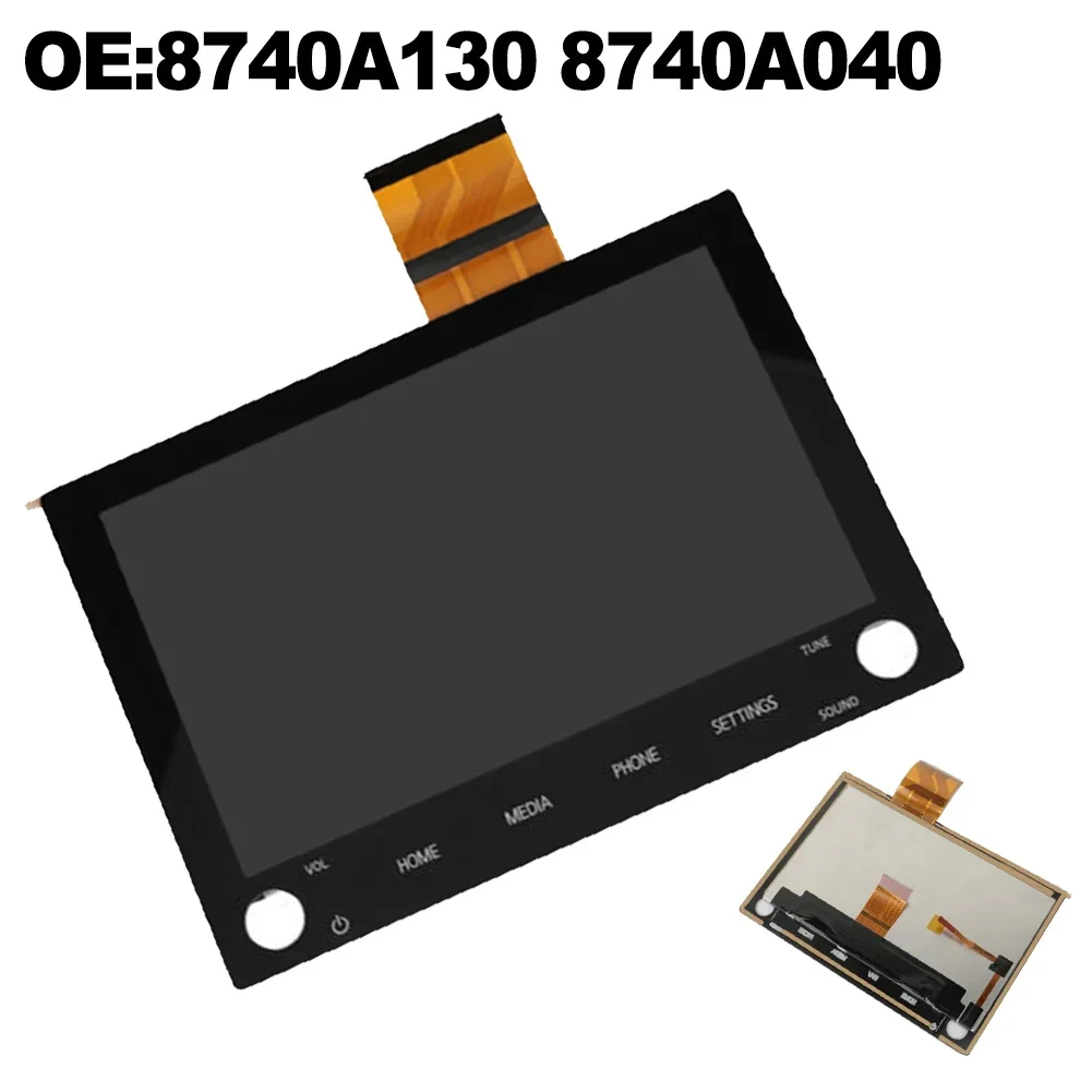 

For Mitsubishi Outlander 20-22 8" LCD 8" LCD Monitor With Touch Screen 2 Knobs OEM 3ap578 8740A040 8740A130 8740a076 Accessor