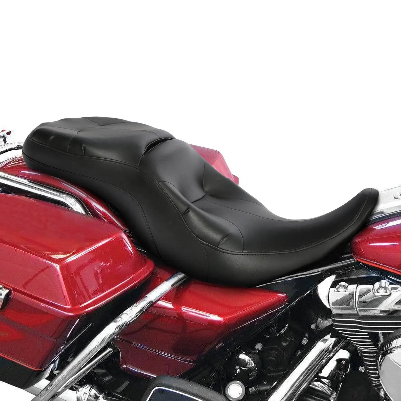XF2906SC56-01-BK وسادة مقعد الركاب للسائق مناسبة لدراجة Harley Touring Electra Glide Standard 1997-2007 #4