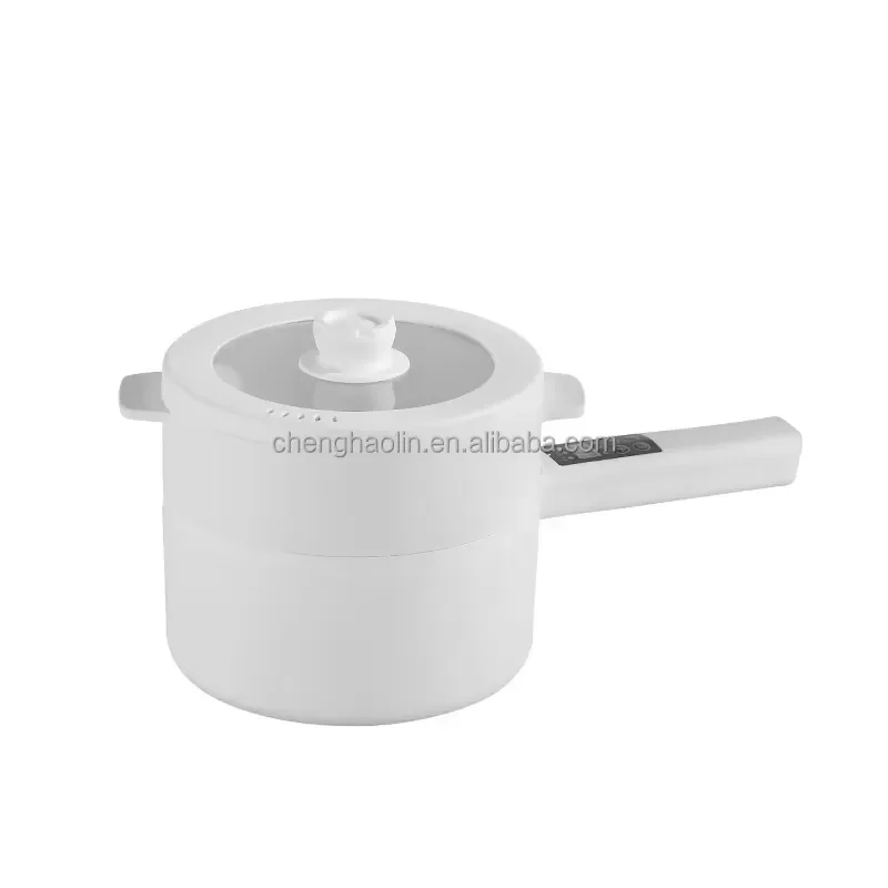 1.5L Smart Electric Cooker Multifunctional Frying Pot Microcomputer Temperature Control Timing Function Household Kitchen