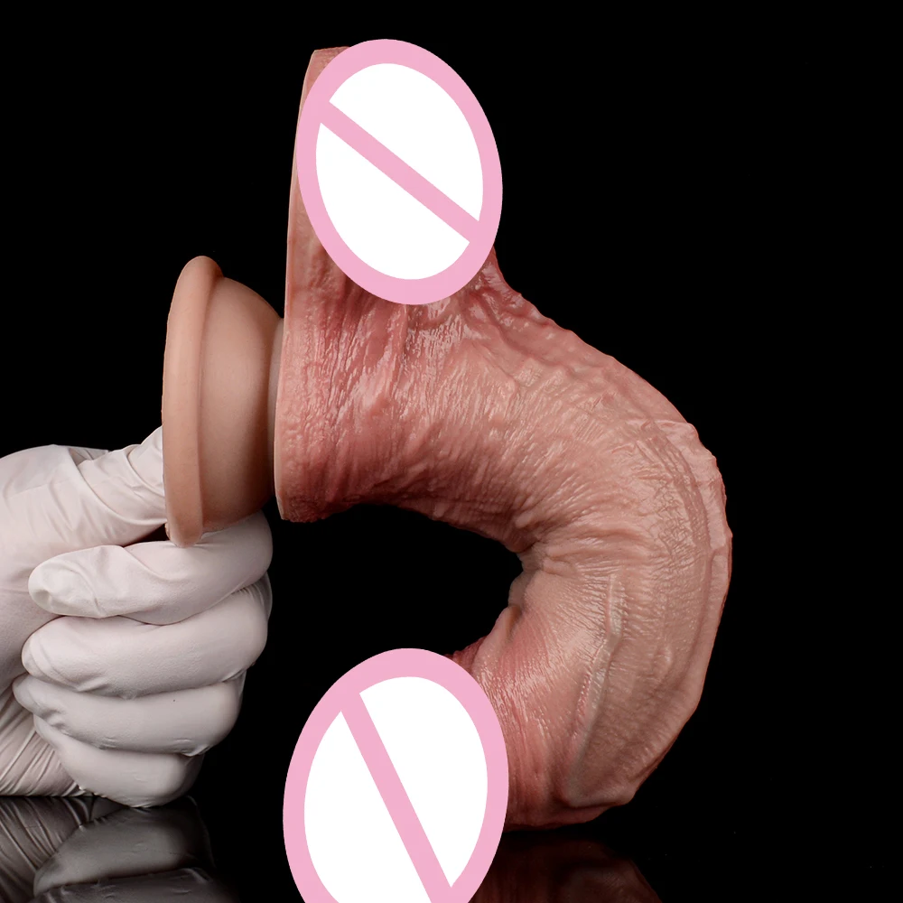 ORALSX Dubbellaags Siliconen Penis Vagina Anale Massage Zachte Realistische Butt Plug Speeltjes Voor Vrouwen Mannen Paar Game Plezier