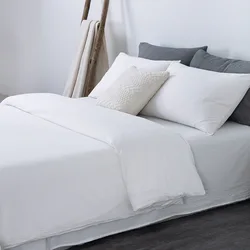 Cotton washed quilt cover single solid color quilt cover simple student single double bed linen