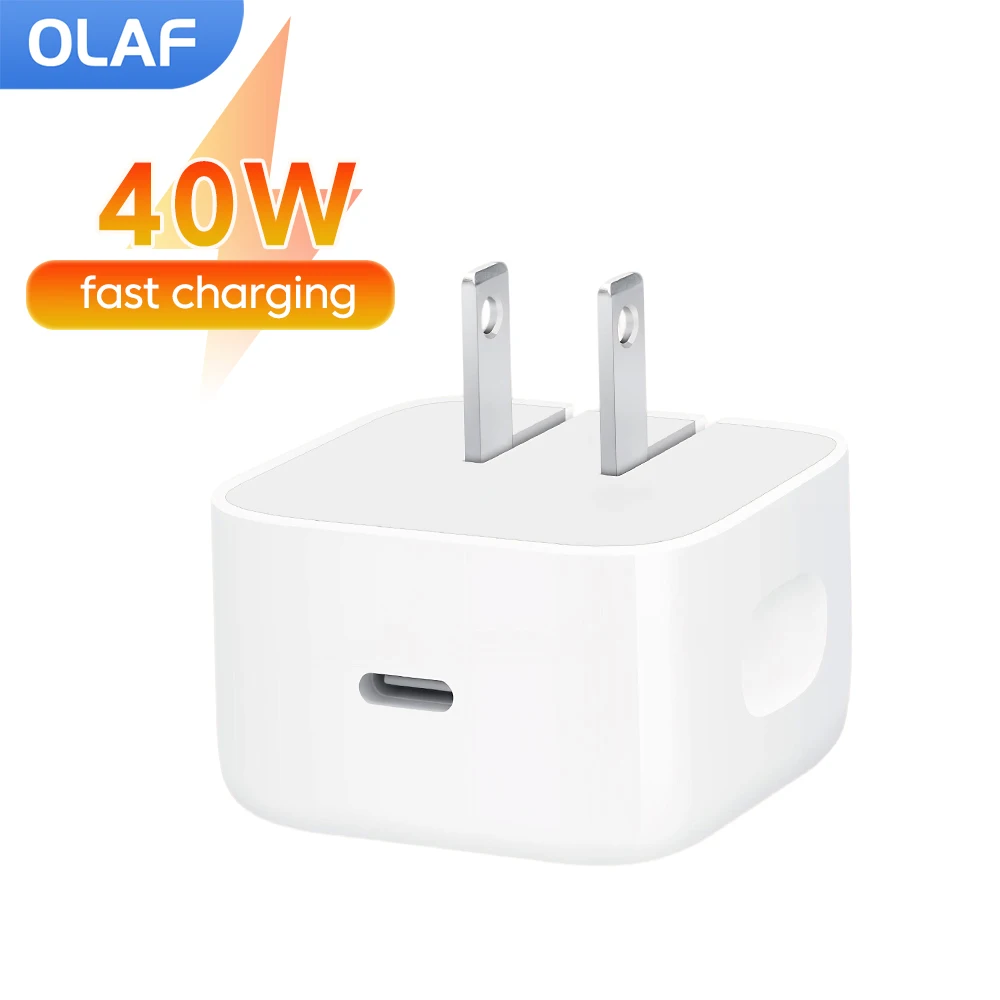 PD 40W Type C Charger Fast Charging EU/US/UK Plug Portable Travel Charger For iPhone Sumsung Huawei Xiaomi USB C Wall Charger