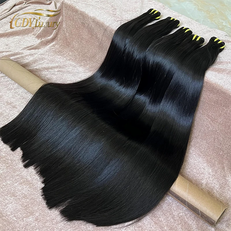 12A Super Double Drawn Vietnam Bone Straight / Body Wave Bundle Raw Unprocessed Human Hair wiązki Grube i pełne końcówki doczepiane