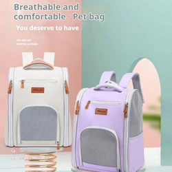 Foldable Pet Backpack, Cat Bag, Breathable, Outdoor, Portable, Dog Bag, Carry it when going out