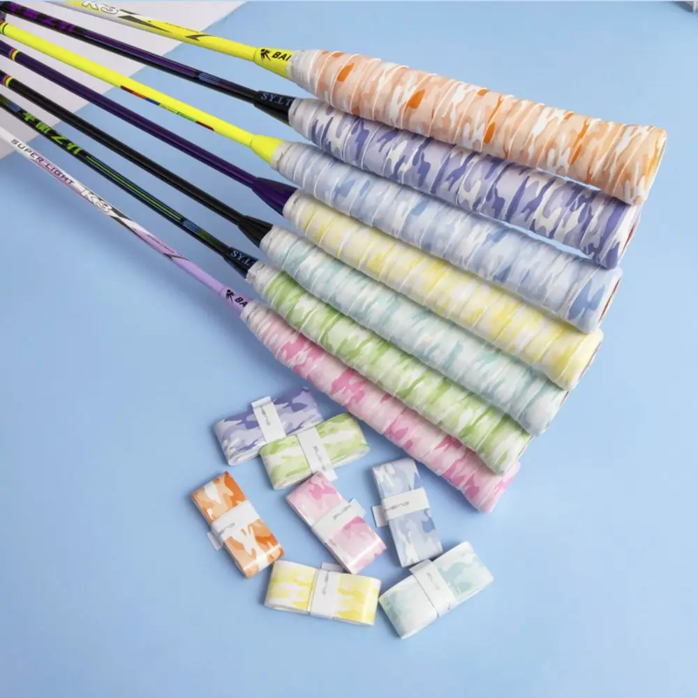 

Shock-Absorbing Badminton Racket Tape Wear-resistant Soft Sweat-Absorbent Grip Tape Anti-Slip Handle Wrapping Belt Tennis