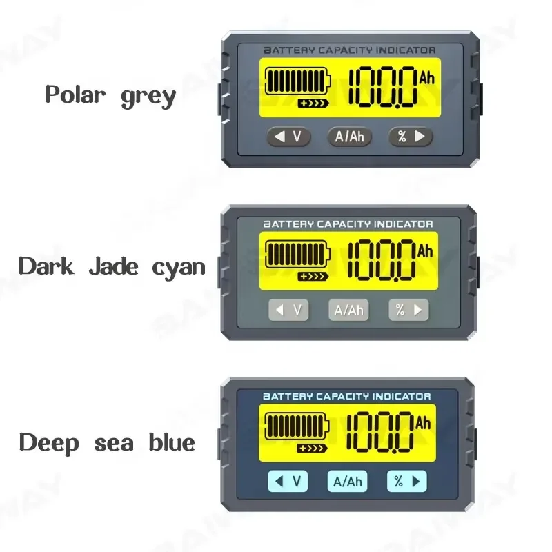 80V 50A High Precision Battery Monitor Level Indicator Capacity Tester Digital Display for Lithium Lead Acid Car Marine RV view 4