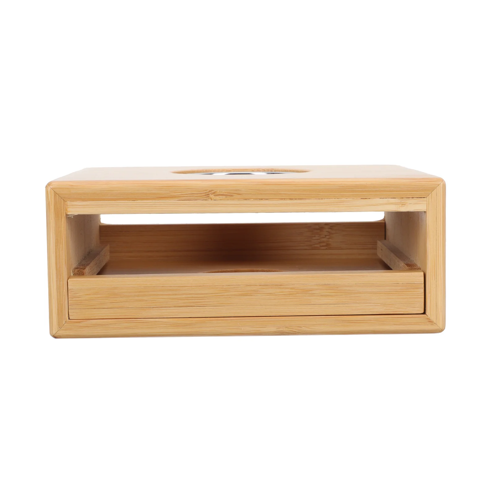 

Drawer Type Bamboo Teapot Warmer Practical Tea Heater Base Holder for Home Office Hotel Tea Accessories