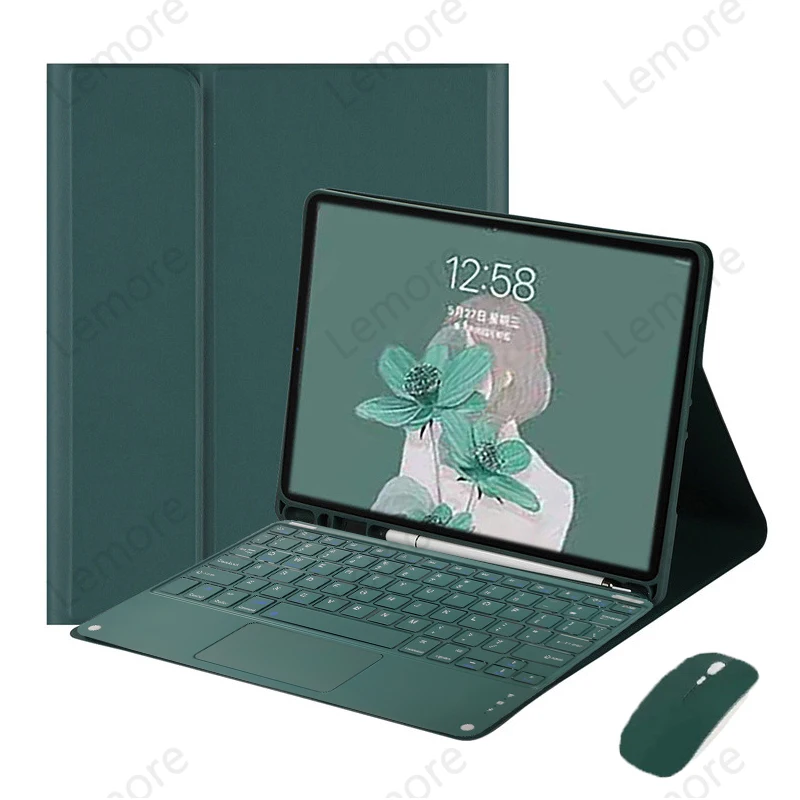 

Case with Trackpad Keyboard for iPad A16 2025 iPad 11th 10th 9th 8th 7th 6th 5th Gen Air 11 M3 M2 Air 5 4 3 2 1 Pro 10.5 9.7