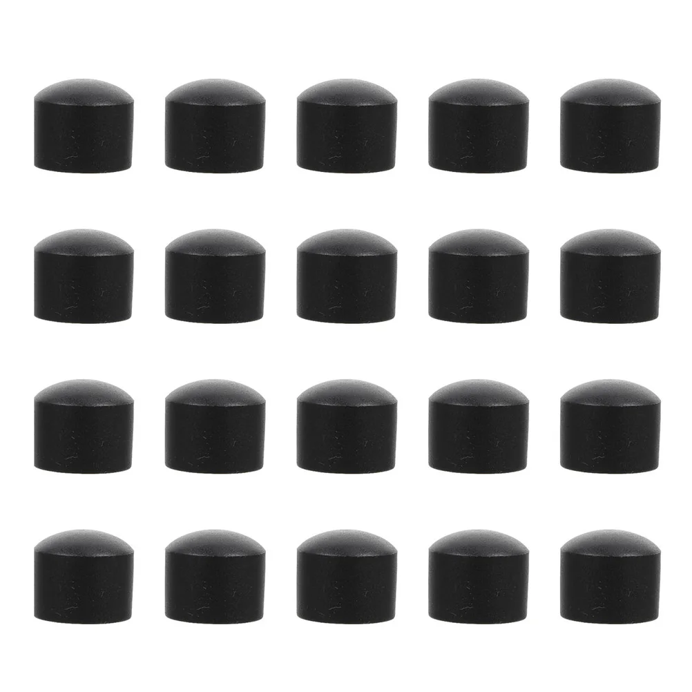 20 Pcs Soccer Balls Football Machine Cap Foosball Pipe Caps Protector Sport Accessories Plastic