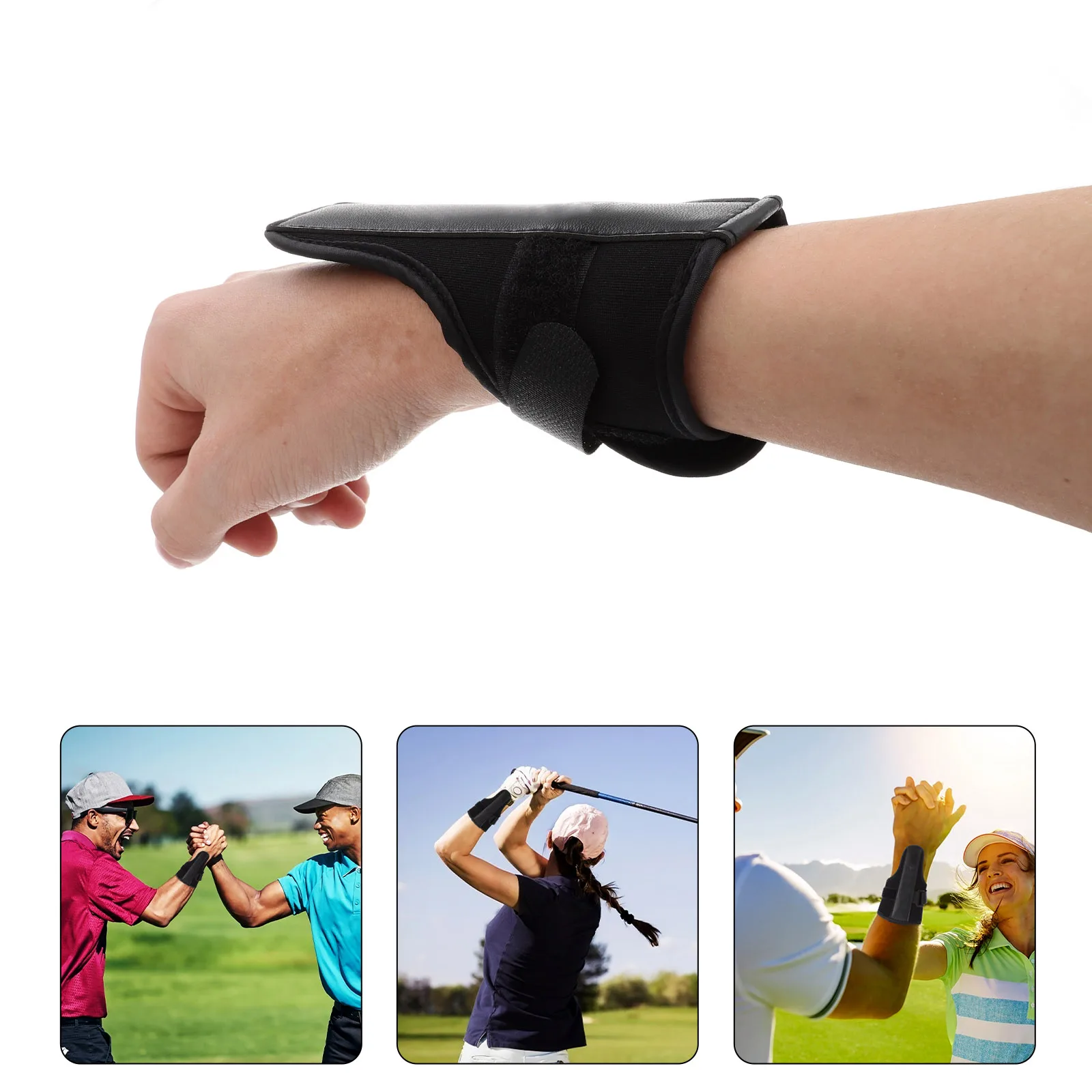 

Golf Swing Wrist Immobilizer Adjustable Brace B Practice Aid Correction Tool For Right Left Training Aid Golfers