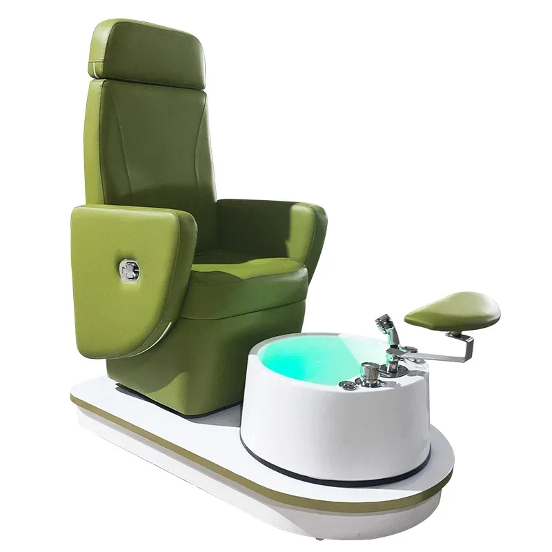 With Foot Bathing Basin Multifunctional Sauna Pedicure Chair Nail Scrubbing Chair Eyelash Adjustable Massage Chair