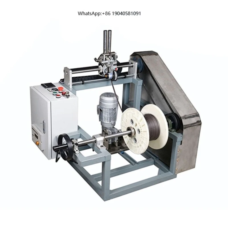 Automatic Electric Stainless Steel Wire Copper Wire Cable Flat Wire Coiling Winding Rewinding Spooling Machine