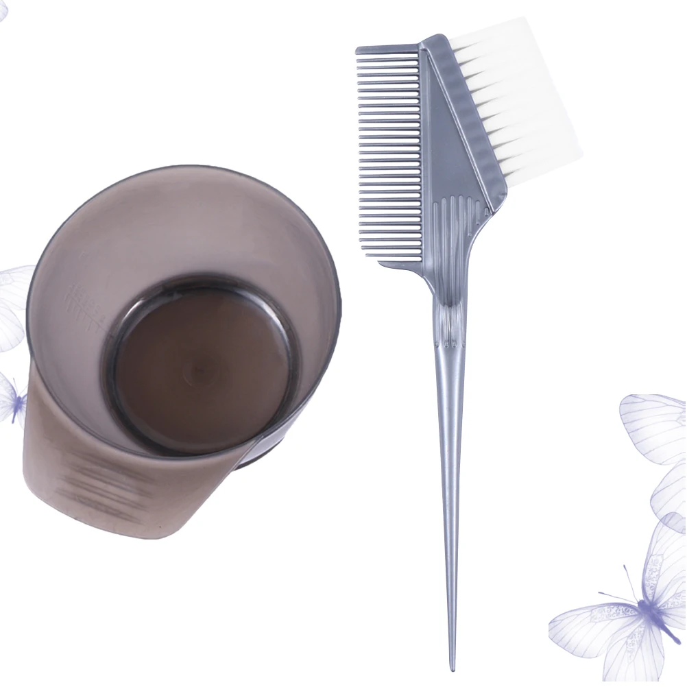 

2 шт., чаша для окрашивания волос, набор расчесок, герметичные тонировочные чаши для удобного домашнего салона, красивая чаша для окрашивания волос