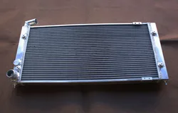 2Row Aluminum Radiator For Volkswagen VW Golf 2 / Corrado VR6 Turbo manual 16V G60 VWO2