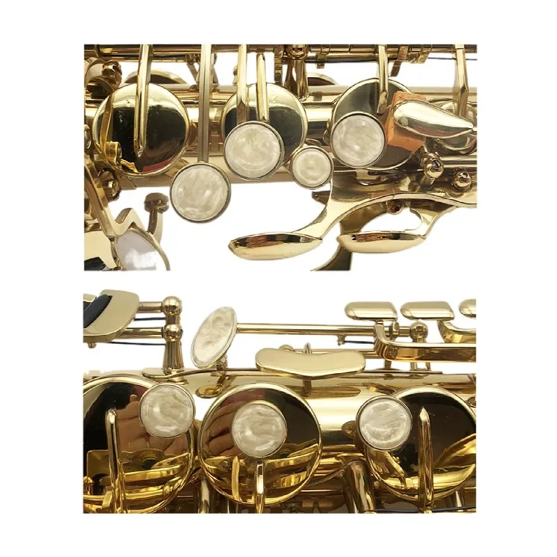 9 pcs Saxophone Plastic Key Button Inlays 3 Colors Available Sax Mica Snap Buttons