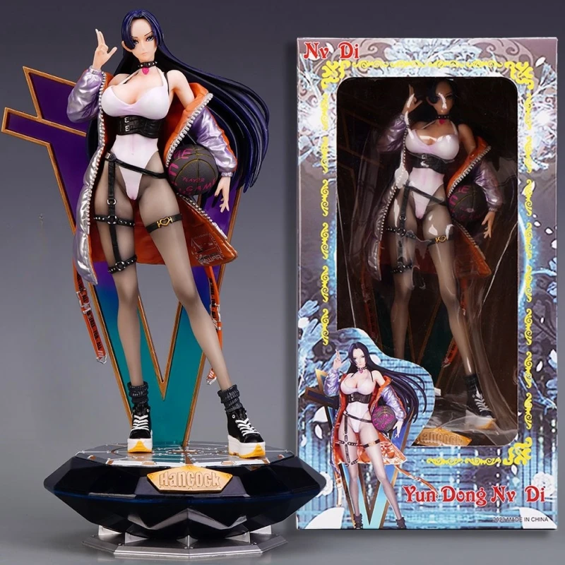 

2024 New 34cm One Piece Anime Figure Boa Hancock Basketball Female Emperor Action Periphery Figurine Gk Pvc Statue Model Gifts