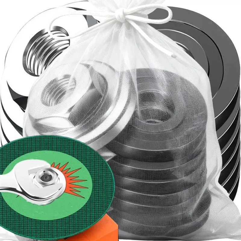 

100-type Angle Grinder Flange Nut Thread Inner Outer Flange Nut Replacement Angle Grinder Flange Nut Metal Pressure Plate Cover