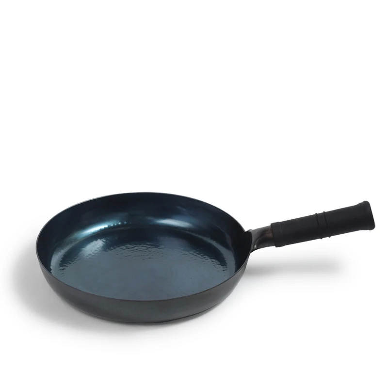 Master Star Chinese Handmade Iron Pan, Traditional Seasoned Pan, Non-Stick Skillet, Induction Cooker, Thick Steak Frying