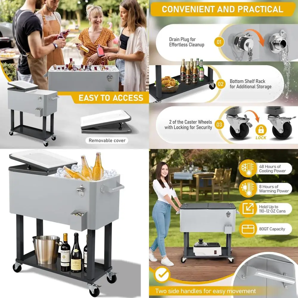 Portable 80 Quart R…