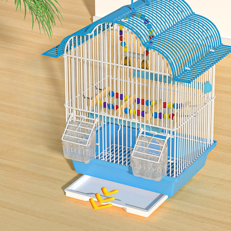 Hut Feeder Rabbit Bird Cages Accessories Decoration Backpack Bird Cages Habitat Toys Gabbia Pappagallo Bird Supplies RR50BN