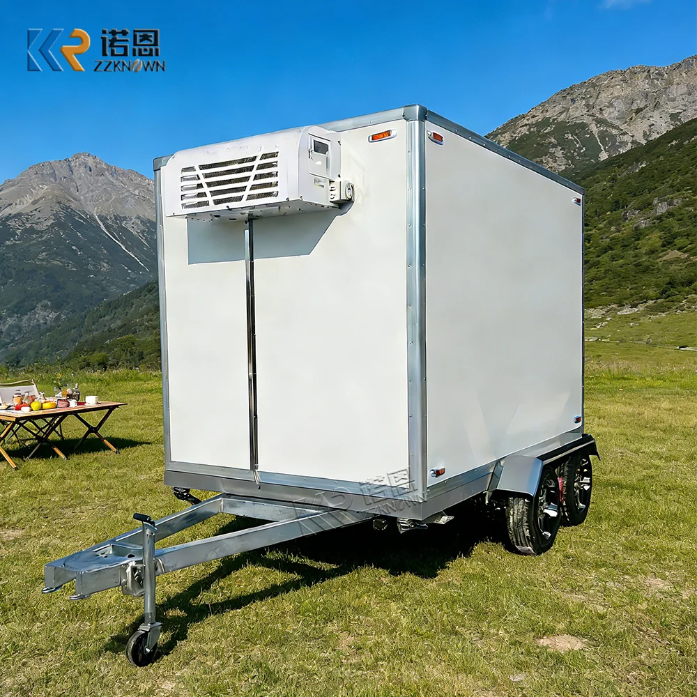 Commercial Refrigerated Truck Reefer Trailer Portable Insulated Cold Storage Logistics Grade Trailer for Cold Chain Logistics